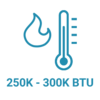 250,000 - 300,000 BTU Propane Unit Heaters