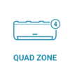 Quad Zone Ductless Mini Split Heat Pumps