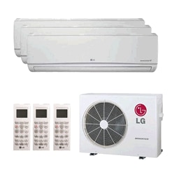 Tri Zone Wall Mounted Ductless Mini Splits