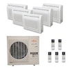 Five Zone Floor Mounted Ductless Mini Splits