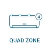 Mitsubishi Quad Zone Ductless Mini Splits