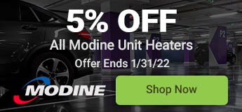Modine - 5% Off All Unit Heaters