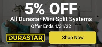 Durastar - 5% Off All Mini Split Systems