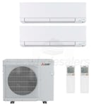 Mitsubishi MXZ-5D36NL 2-MSZ-FX18NL Ductless Mini Split Heat Pump