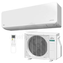 Fujitsu - 9k BTU Cooling + Heating - LPAS Wall Mounted Air Conditioning System - 20.0 SEER2