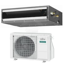 View Fujitsu - 9k BTU Cooling + Heating - Slim Concealed Duct Air Conditioning System - 23.5 SEER2
