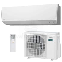 View Fujitsu - 12k BTU Cooling + Heating - LZBS Wall Mounted Air Conditioning System - 29.4 SEER2