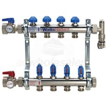 Watts Radiant M-Series - 8-Port - Stainless Steel Manifold - Complete Kit - 1
