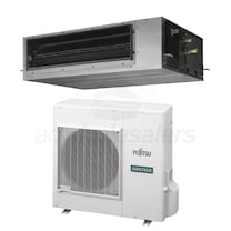 Fujitsu - 18k BTU Cooling + Heating - Slim Concealed Duct Air Conditioning System  -19.0 SEER