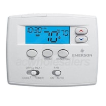 White Rodgers 2 Heat 1 Cool Thermostat Blue 2 in Display 5+1+1 Program