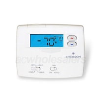 White Rodgers 2 Heat 1 Cool Thermostat 80 Series Blue 2 Inch Display
