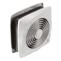 Broan 10 Inch 380 CFM Room to Room Fan White Square Plastic Grille