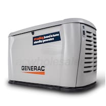 View Generac 7260 -  22kW (LP) / 21kW (NG) Air-Cooled Standby Generator + Cellular, Wi-Fi & Bluetooth Connectivity