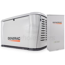 View Generac 7324 - 18kW Air-Cooled Standby Generator w/ 200A SE ATS + Cellular, Wi-Fi & Bluetooth Connectivity