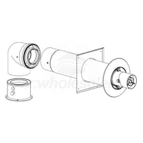 Bosch Concentric Vent Kit PP Up and Out for Greentherm Water Heaters