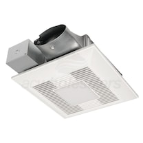 Panasonic WhisperValue DC Exhaust Fan with LED 50/80/100 CFM
