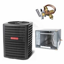 Goodman - 1.5 Ton Air Conditioner + Coil System - 15.0 SEER - 21