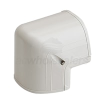 Fortress Refrigerant Line Set Cover 3.5 in 90 Deg Out Vert Elbow Ivory