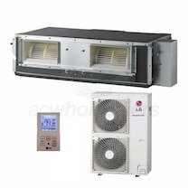 LG - 36k Cooling + Heating - High-Static Concealed Duct - Air Conditioning System - 18.85 SEER2