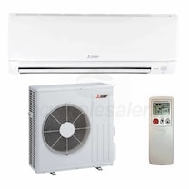 Mitsubishi - 18k BTU Cooling + Heating - M-Series Wall Mounted Air Conditioning System - 20.5 SEER