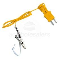 Fieldpiece K Type Wet Bulb (sock) Thermocouple with Alligator Clip