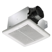 View Delta Breez Bathroom Fan Single Speed 100 CFM 1.4 Sones