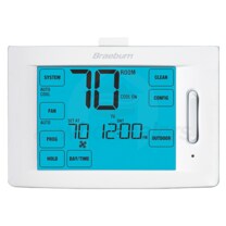 Braeburn 5-2 Day 1 Heat /1 Cool Prog. Touchscreen Hybrid Thermostat
