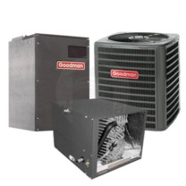 Goodman - 4.0 Ton Cooling - Air Conditioner + Air Handler Kit - 14.5 SEER