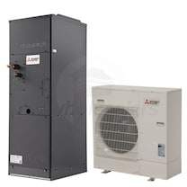 Mitsubishi - 30k BTU Cooling + Heating - P-Series Multi-Position Air Handler Air Conditioning System - 19.0 SEER