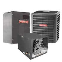 Goodman - 5.0 Ton Cooling - Air Conditioner + Variable Speed Air Handler Kit - 16.5 SEER