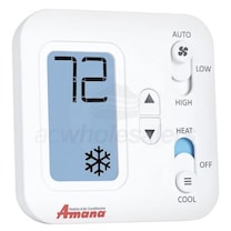 Amana 2 Stage Heat / 1 Stage Cool Non-Programmable Thermostat