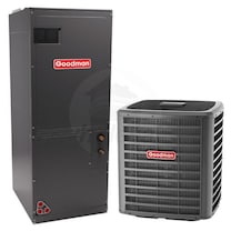 Goodman - 4.0 Ton Cooling - Air Conditioner + Variable Speed Air Handler Kit - 16.0 SEER