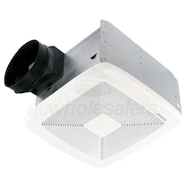 Broan Bathroom Fan Ultra Silent 80 CFM 0.3 Sones with White Grille