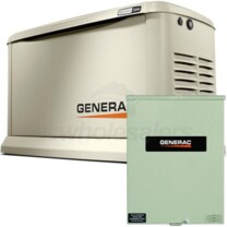 Generac Guardian® 22kW Aluminum Standby Generator System (400A Service Disconnect + AC Shedding) w/ Wi-Fi