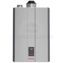 Rinnai - 138K BTU - 96% AFUE - Hot Water Gas Boiler - Direct Vent