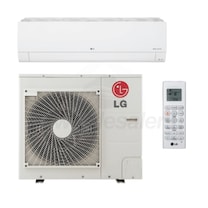 LG - 24k Cooling + Heating - Wall Mounted - Air Conditioning System - 22.0 SEER2