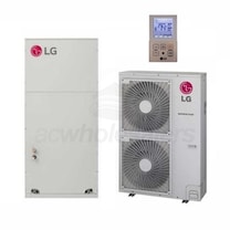 LG - 48k BTU Cooling + Heating - Ducted Vertical Air Handler LGRED° Air Conditioning System - 19.0 SEER