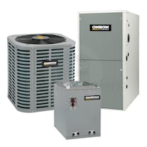 Oxbox 3 Ton 13 SEER 96% AFUE Gas Electric Air Conditioner System