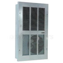 King Electric - 15/20000 BTU - Large Hydronic Wall Heater with Aqua Stat and Fan Switch