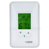King Electric - 7-Day Programmable Hydronic Independent Electronic Thermostat with Pump Timer - 120V - 12.5 Amp