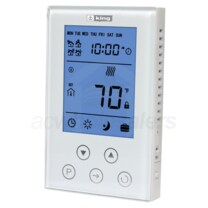King Electric - ClearTouch 7-Day Programmable Double Pole Thermostat - 15 Amp