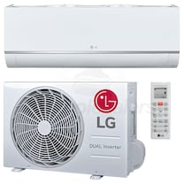 LG - 9k BTU Cooling + Heating - Wall Mounted Air Conditioning System - 17.0 SEER