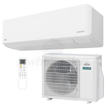 Fujitsu - 24k BTU Cooling + Heating - LPAS Wall Mounted Air Conditioning System - 19.0 SEER