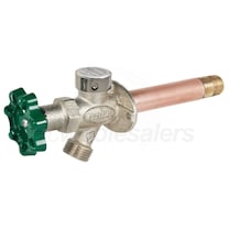 Prier Products - 1/2 Inch Crimp PEX Handle Operated Anti-Siphon Wall Hydrant - 10 Inch Insertion