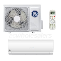 GE - 36k BTU Cooling + Heating - Caliber Series Wall Mounted Air Conditioning System - 17.5 SEER