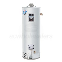 Bradford White - 50 Gal. Storage - 81 Gal. First Hour Delivery - 0.63 UEF - Natural Gas Water Heater - Atmospheric Vent - Tall - A420 Aluminum Anode Rod