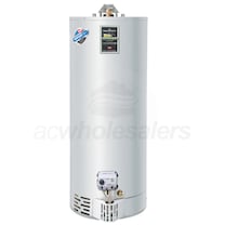 Bradford White - 40 Gal. Storage - 75 Gal. First Hour Delivery - 0.64 UEF - Ultra Low Nox Natural Gas Water Heater - Atmospheric Vent - Tall - Top T & P Relief 