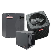Goodman - 4.0 Ton Cooling - Air Conditioner + Variable Speed Air Handler Kit - 14.5 SEER2