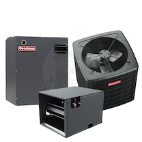 Goodman - 2.5 Ton Cooling - Air Conditioner + Variable Speed Air Handler Kit - 14.5 SEER2