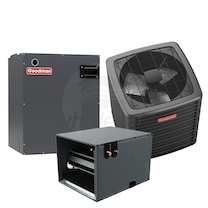 Goodman - 2.0 Ton Cooling - Air Conditioner + Variable Speed Air Handler Kit - 17.2 SEER2